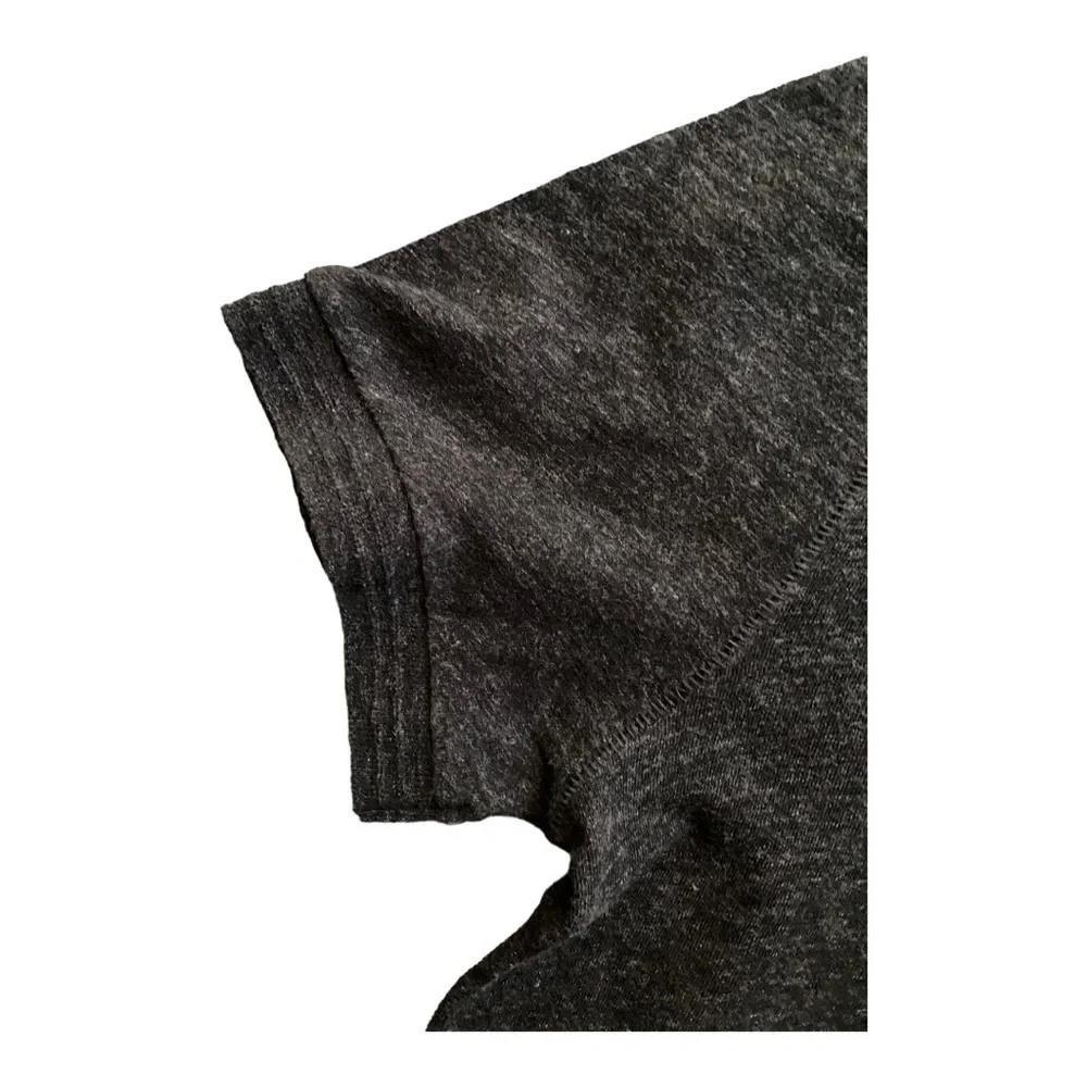 J. CREW-DARK GRAY SHORT SLEEVE SHIRT-SIZE MEDIUM